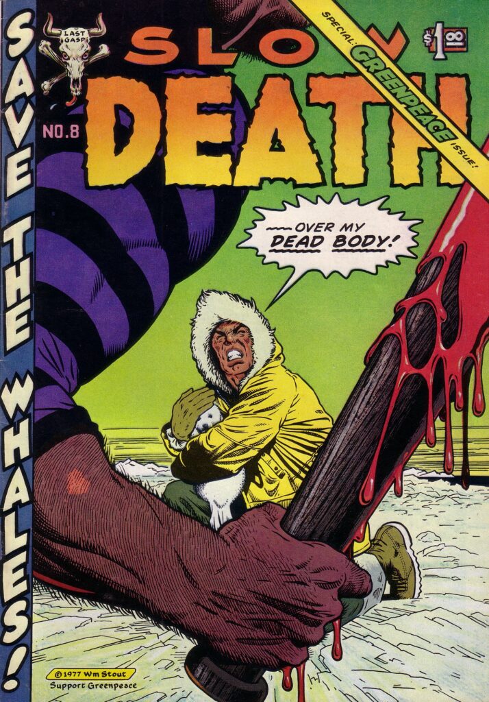 Slow Death #8 - cover by William “Bill” Stout