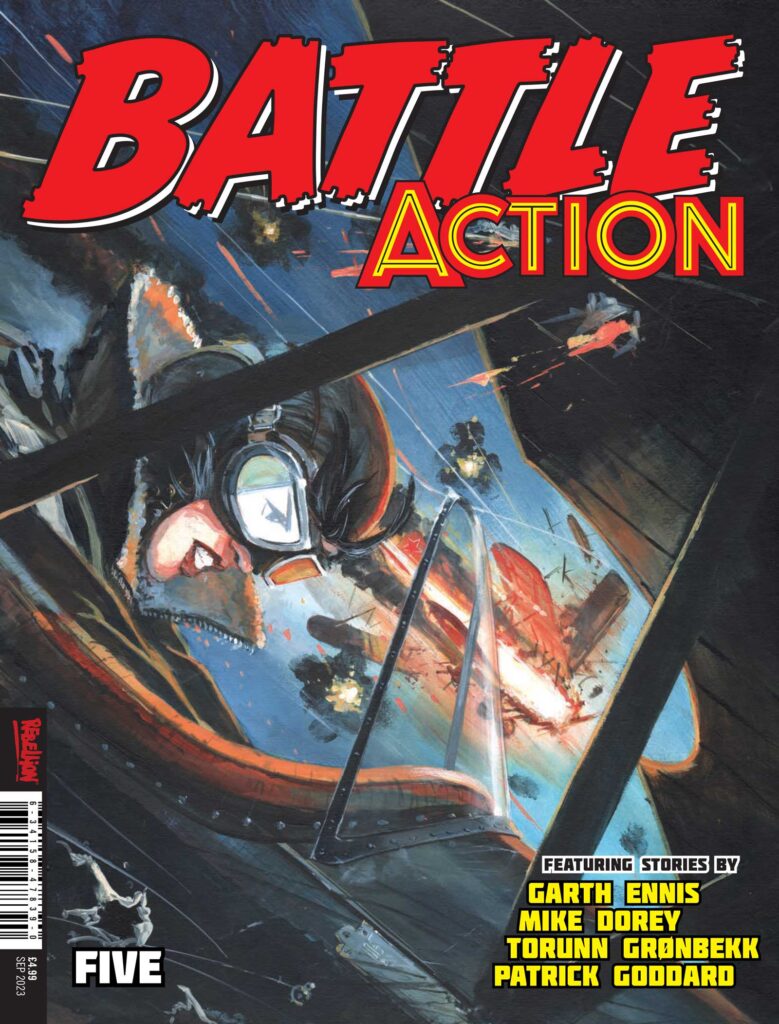 Battle-Action #5 - cover by Keith Burns