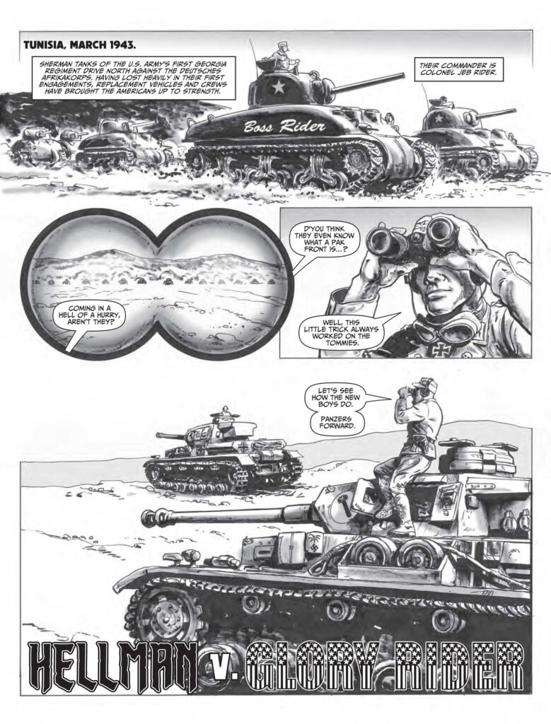 Battle Action Special 2022 - Hellman of Hammer Force, art by Mike Dorey