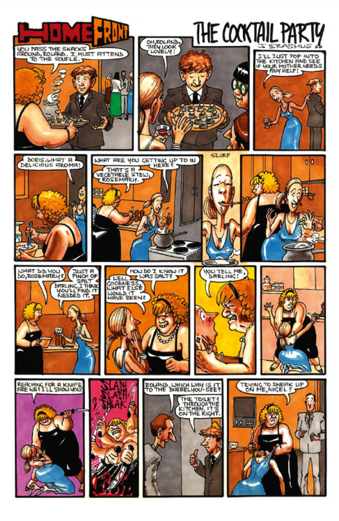 Bomb Scares #1 - Strip: Home Front by John Erasmus