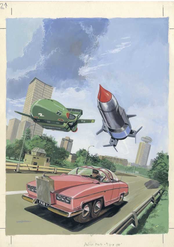 Thunderbirds cover art by Graham Bleathman