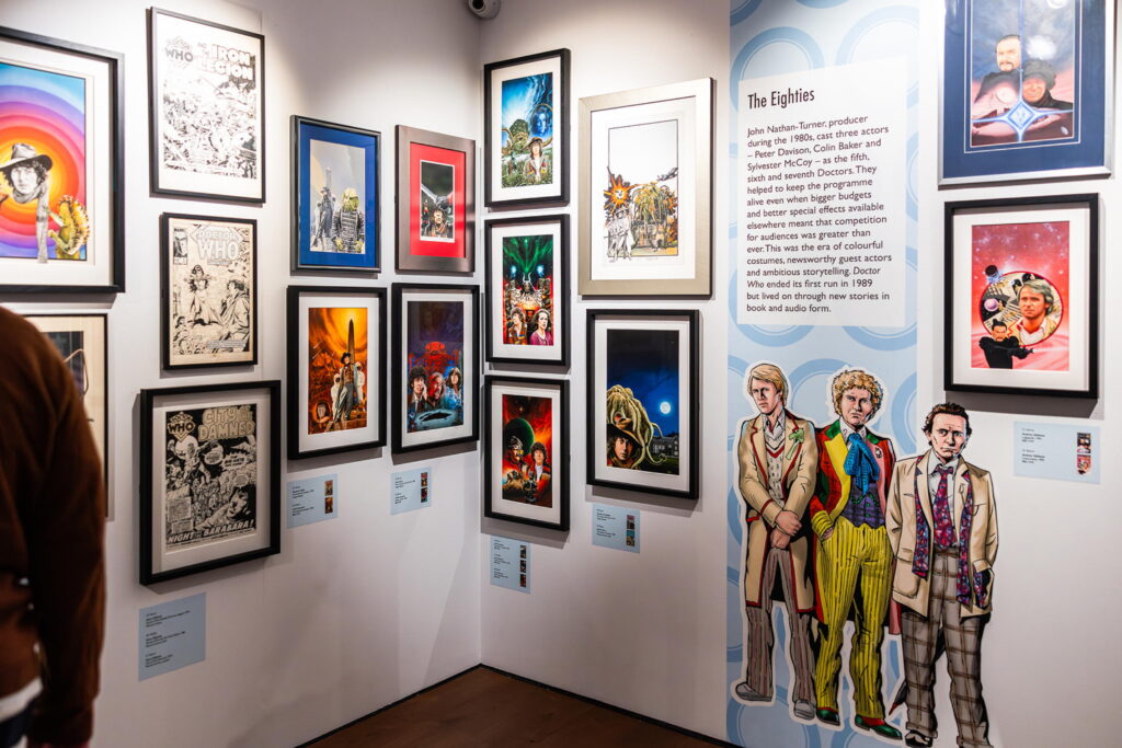Adventures in Time and Space – 60 Years of Doctor Who Art, Weston Museum, 21st October 2023 – 27th January 2024, Weston Museum, Burlington Street, Weston-super-Mare