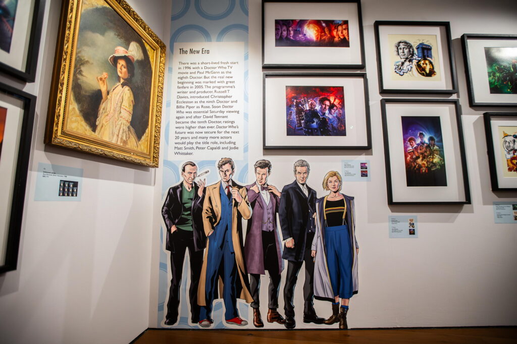 Adventures in Time and Space – 60 Years of Doctor Who Art, Weston Museum, 21st October 2023 – 27th January 2024, Weston Museum, Burlington Street, Weston-super-Mare