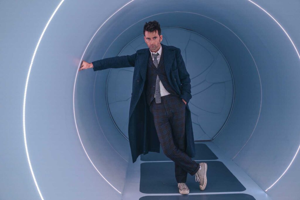 David Tennant as The Fourteenth Doctor in Doctor Who. Image: BBC/ Bad Wolf