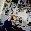 John Freeman in the Doctor Who Magazine office in early 1989. Photo ©️ Jon Preddle