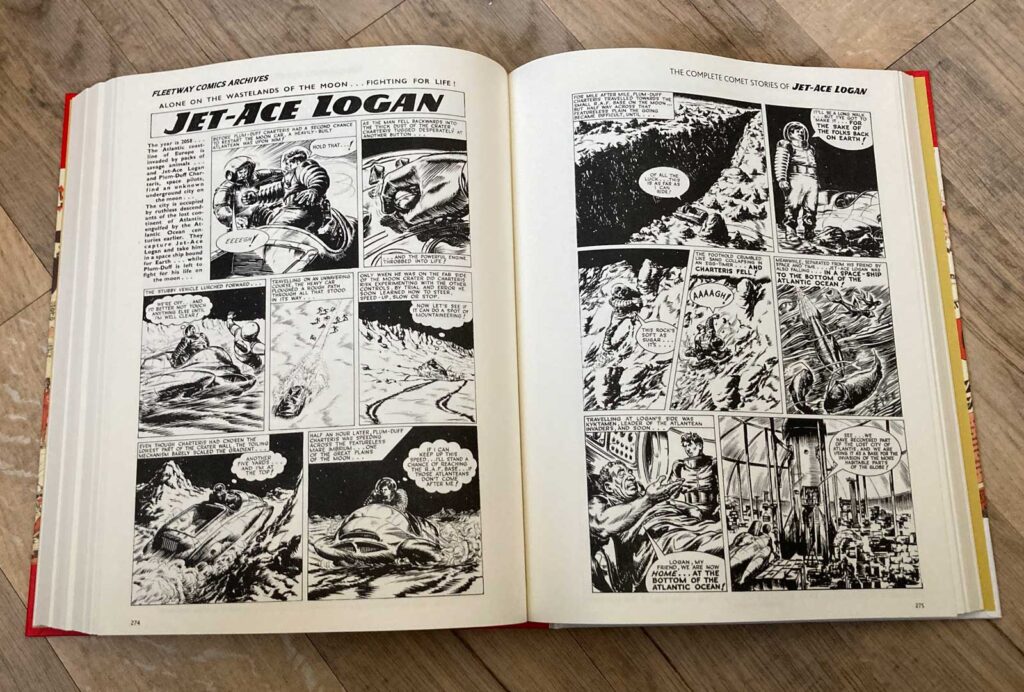 Fleetway Comics Archives: COMPLETE JET-ACE LOGAN (Limited Edition) - Sample Spread