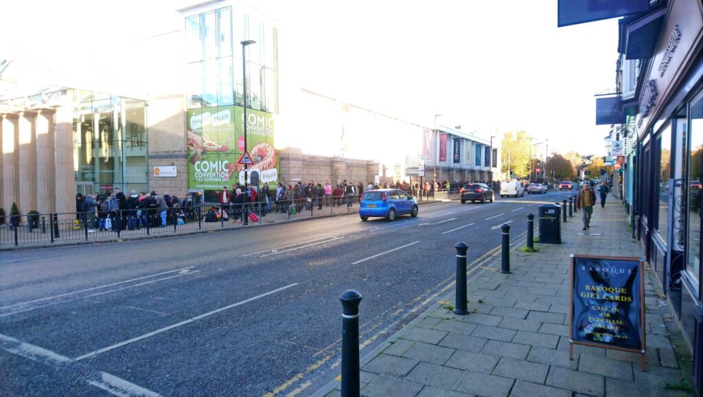 Thought Bubble 2023 - Early Queuing - Photo by Luke Williams