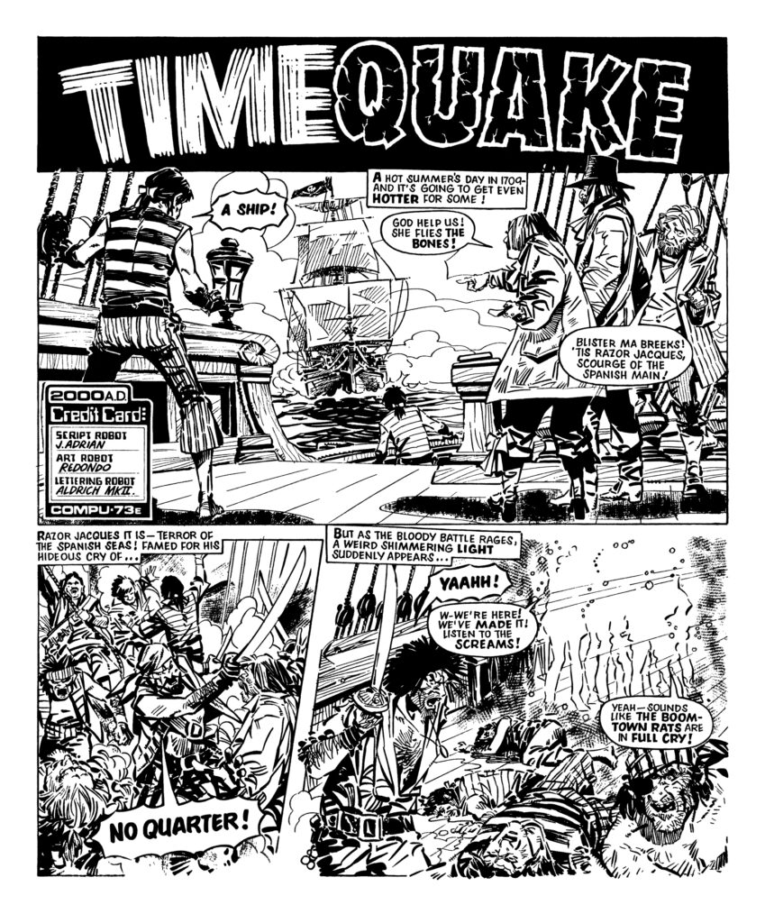 The Fleetway Files - Timequake (Hibernia Comics 2023) © Rebellion