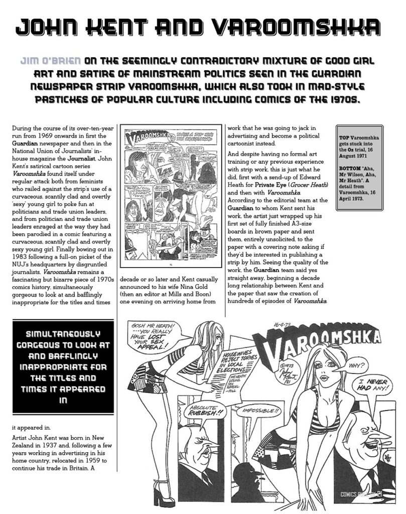 Comics Rule OK Issue One Sample Page - John Kent and Varoomshka