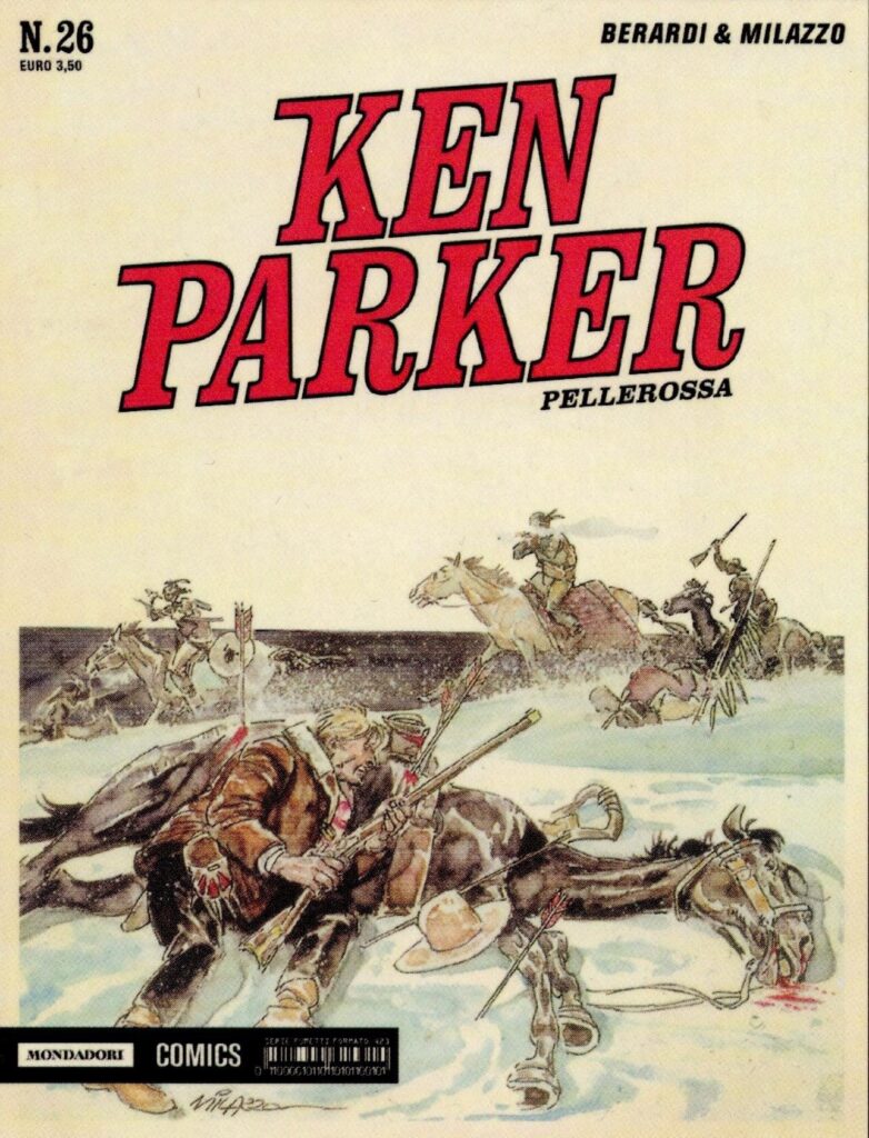 “Pellerossa”, drawn by Carlo Ambrosini, first appeared in Ken Parker No. 26. It’s been frequently reprinted