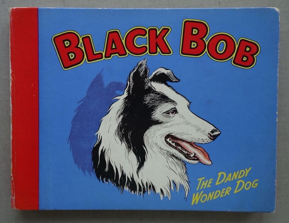 Black Bob Book / Annual 1951, one of several annuals on offer this week featuring The Dandy’s much loved sheepdog 