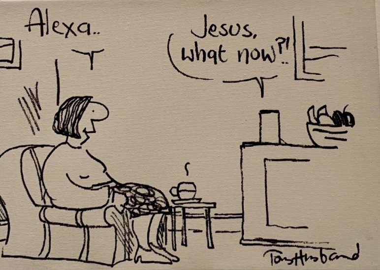 Alexa cartoon by Tony Husband