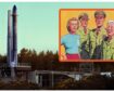 UK Space Agency funding boosts plans for launch from SaxaVord Spaceport and Sutherland Spaceport. Image: Orbex. Dan Dare Art by Don Harley