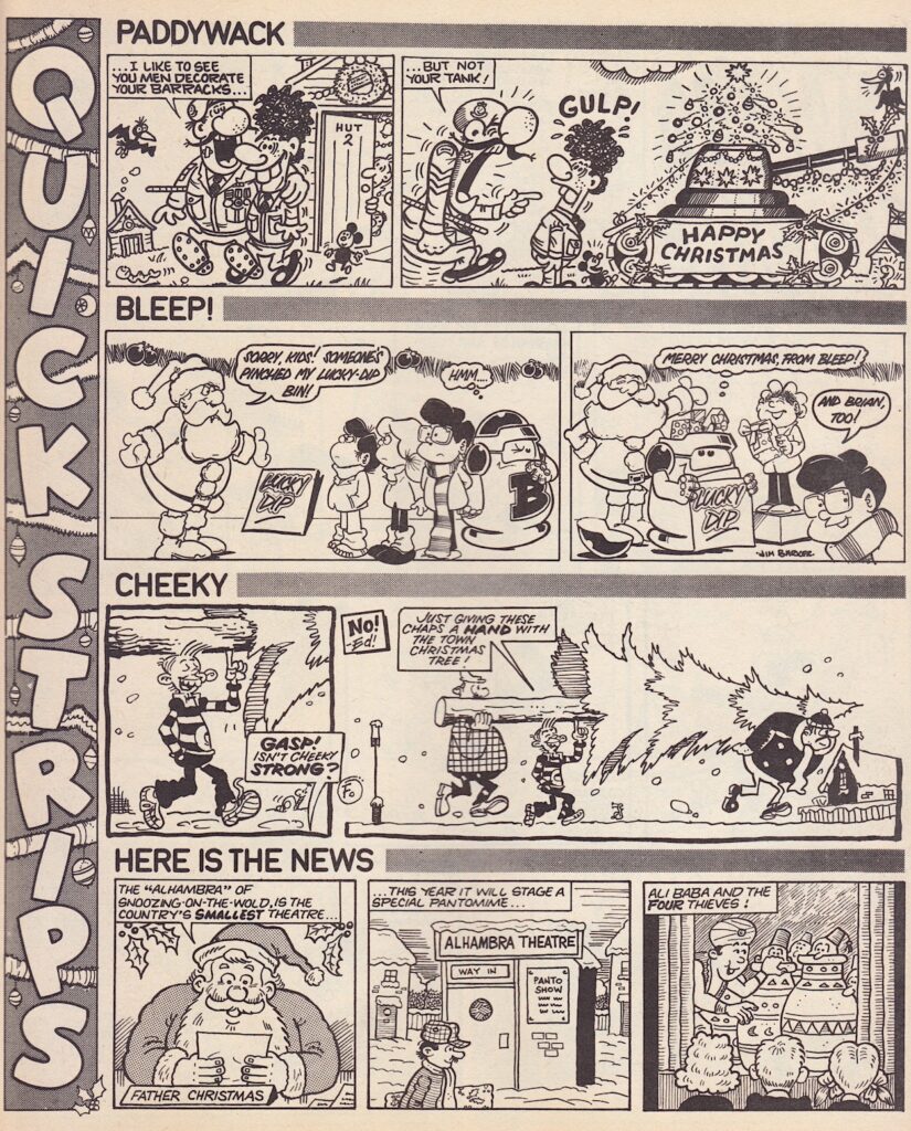 Big Comic-Fortnightly No. 14, 10th - 23rd December 1988 - Quick Strips
