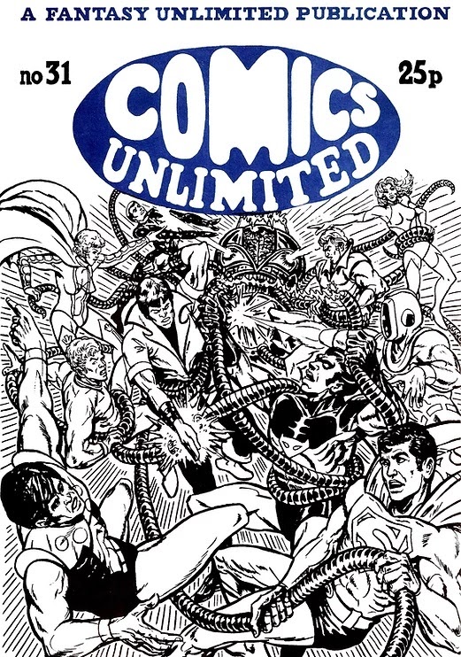 Comics Unlimited 31. Cover by Russ Nicholson