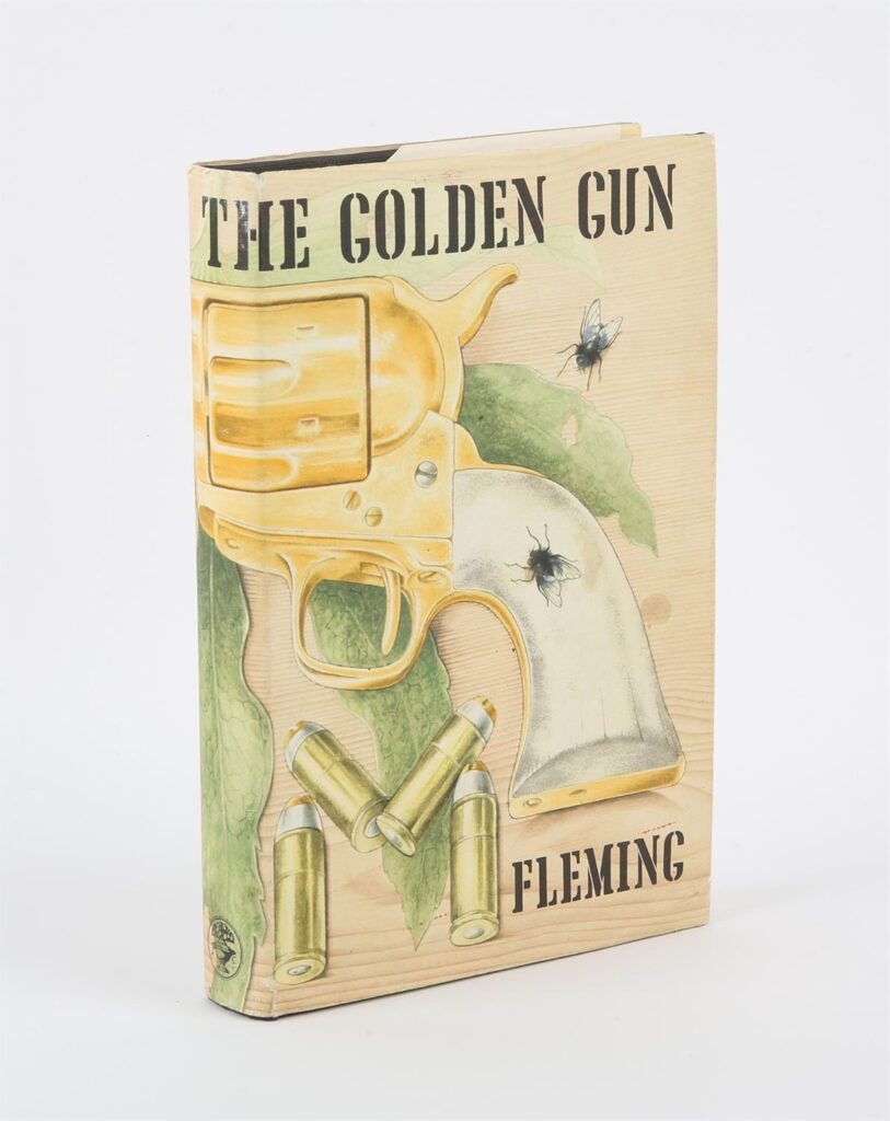 James Bond The Man With the Golden Gun - Ian Fleming First Edition, first impression Hardback book. Published by Jonathan Cape with dust jacket in 1965. Price unclipped.