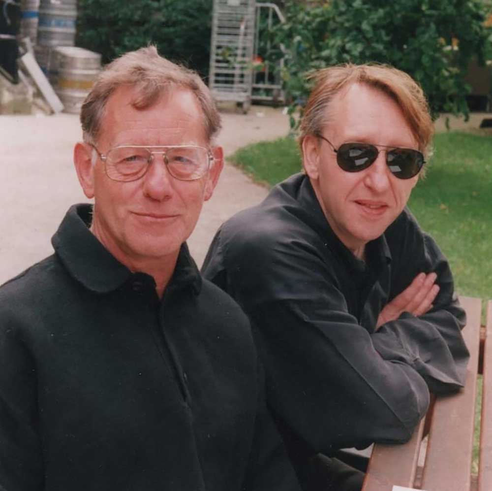 Lee Harris and Bryan Talbot in the 1970s