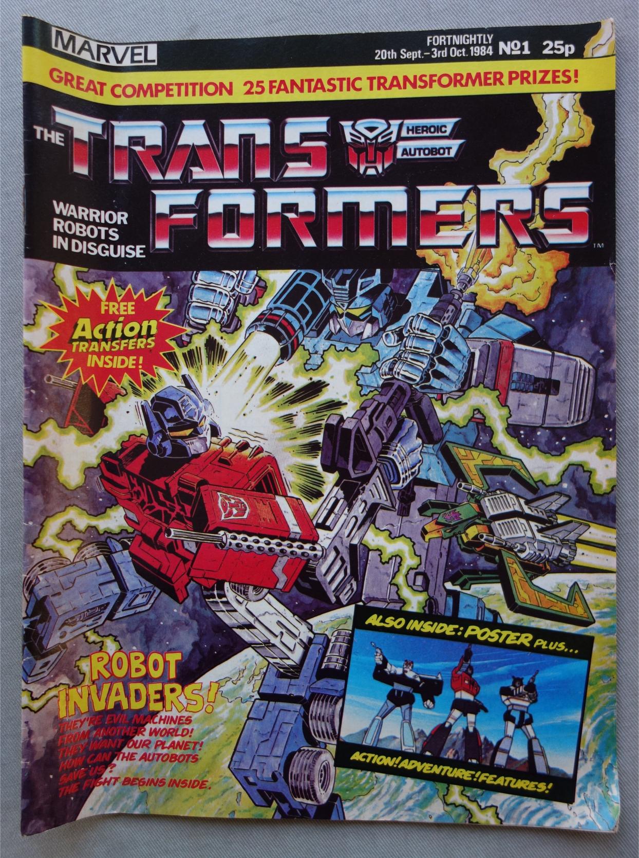 Transformers #1 - Sep/Oct 1984 Marvel UK