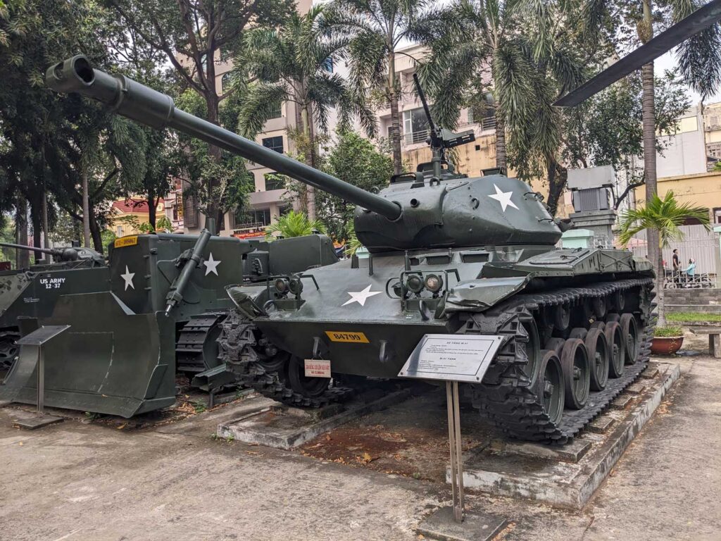 Tank at the War Remnants Museum in Ho Chi Minh City