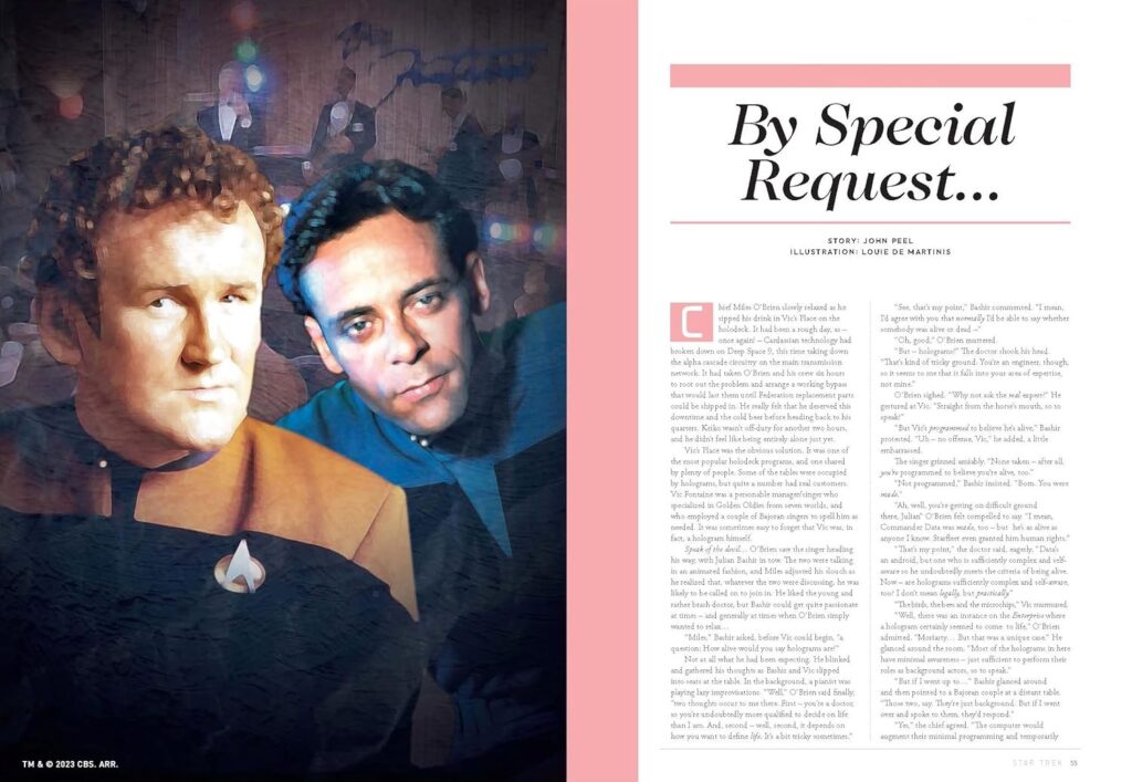 Star Trek "The Mission" & Other Stories - Sample Spread