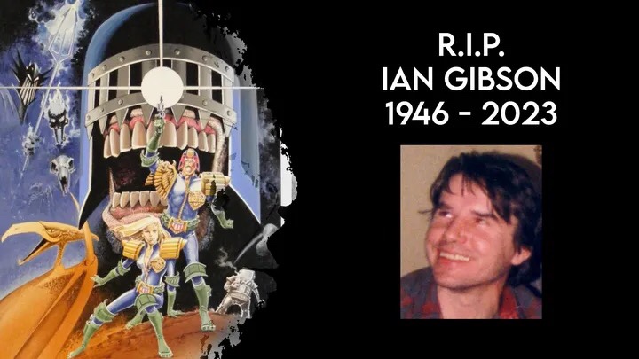 GoFundMe Campaign Image in support of 2000AD comic artist Ian Gibson