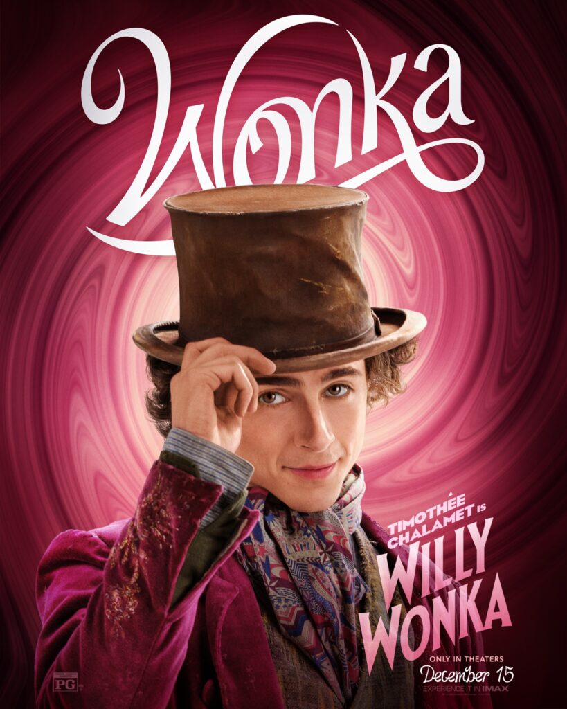 Wonka Character Poster - Willy Wonka (2023)
