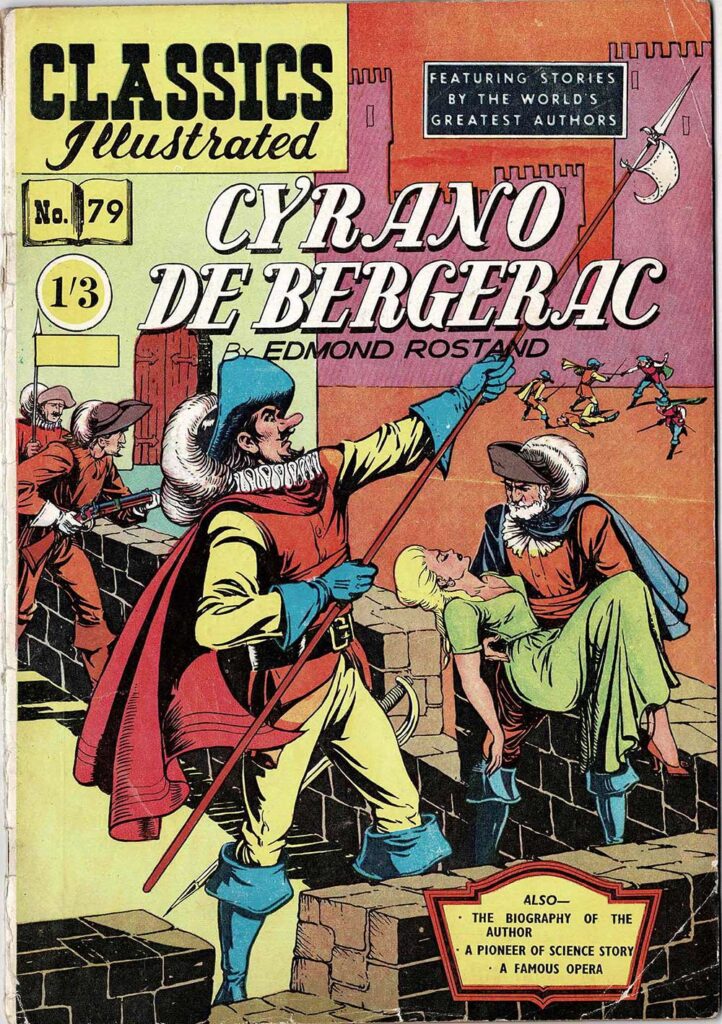 Classics Illustrated No. 79 - Cyrano de Bergerac
