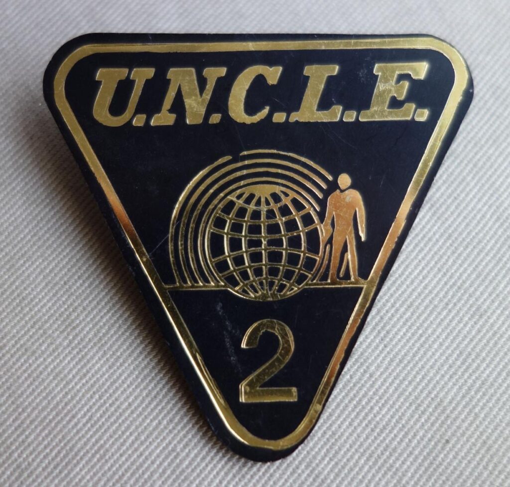 The Man From U.N.C.L.E. Shield Pin Badge No. 2 (1960s) Lone Star
