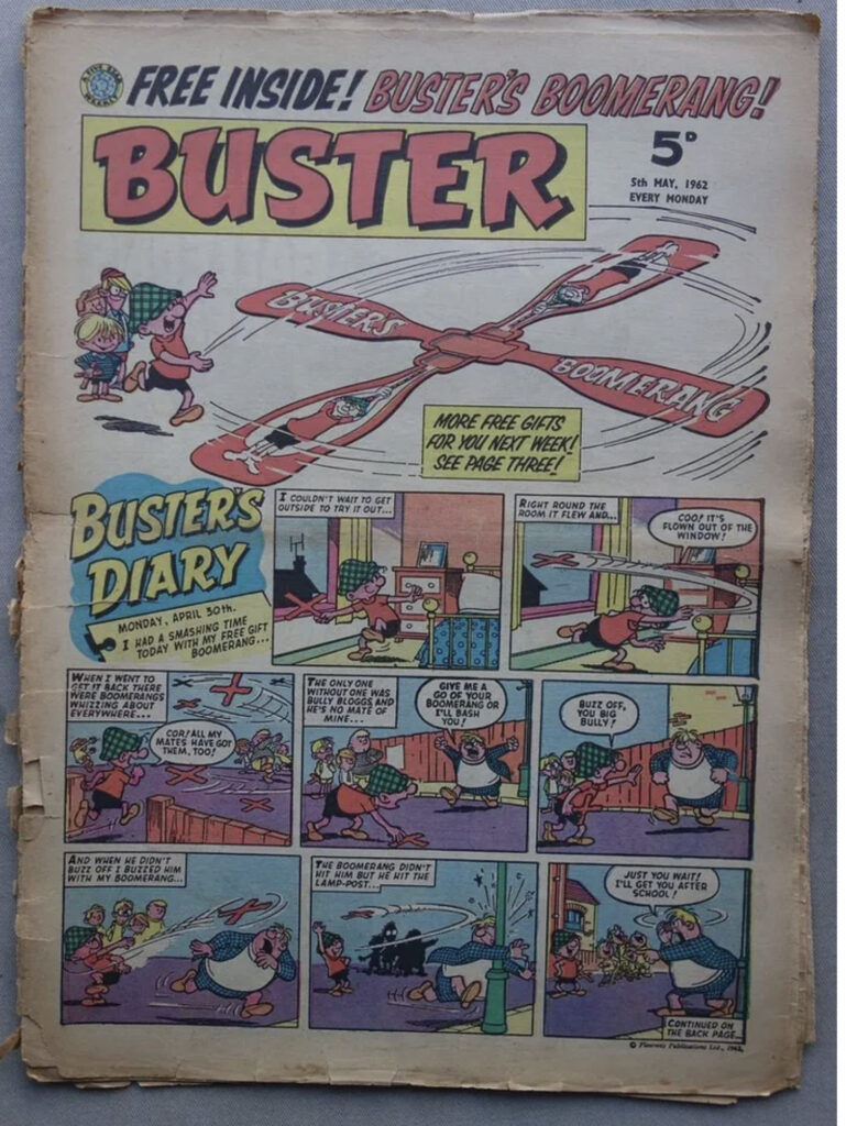 Buster, cover dated 5th May 1962 a free gift issue