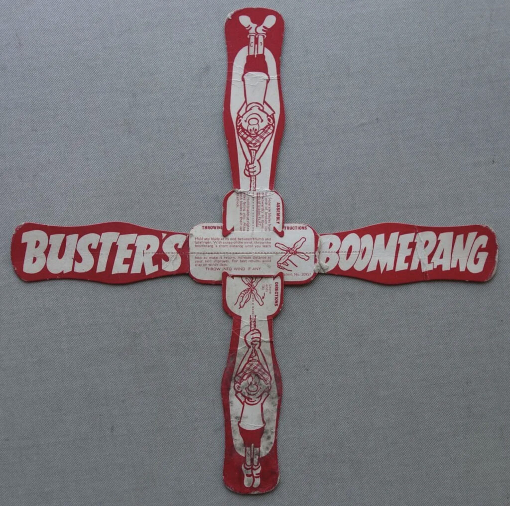 Buster, cover dated 5th May 1962 free gift - a  Buster Boomerang