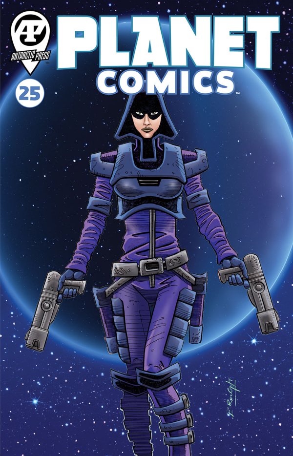 Planet Comics #25 - Shaman Kane cover by David Broughton (Antarctic Press, 2023)