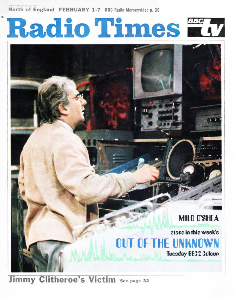 "Out of the Unknown" promoted on the cover of Radio Times, 1st February 1969