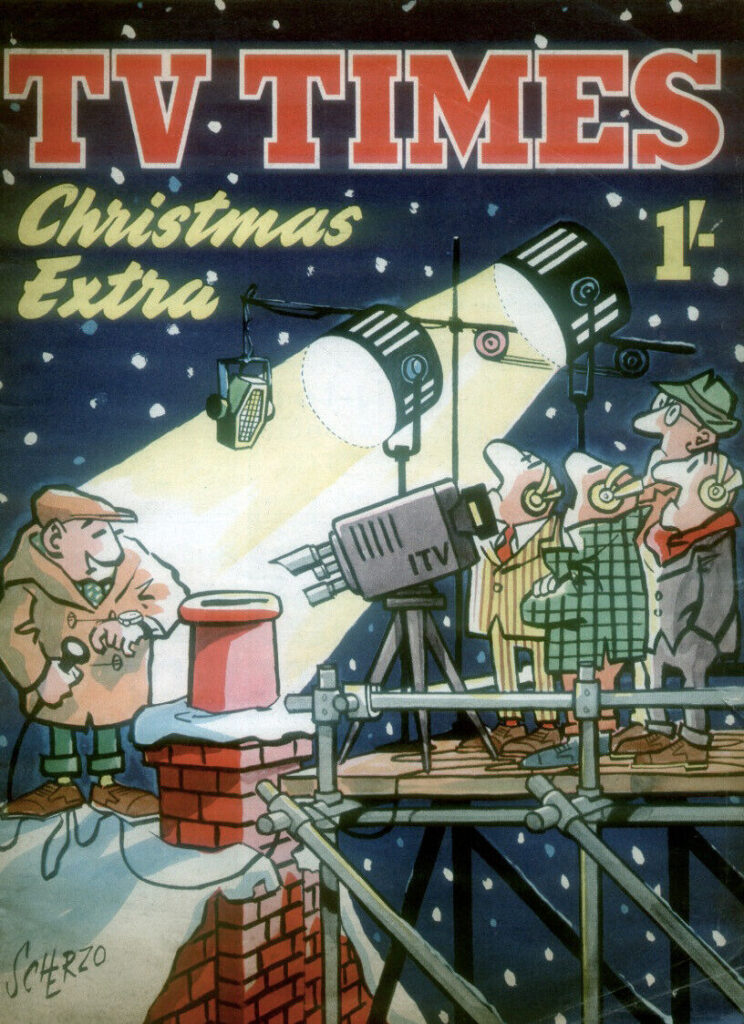 Scherzo's cover for the TV Times Christmas Extra 1958