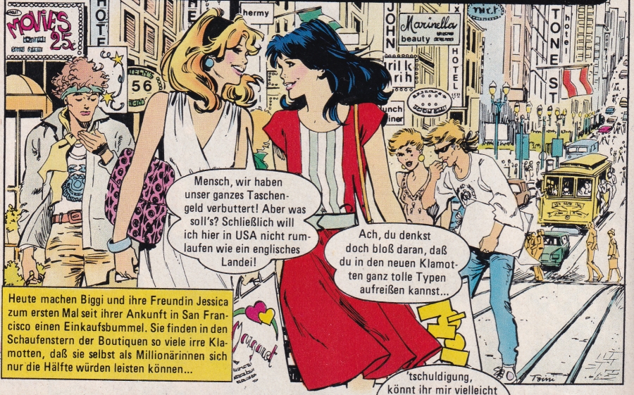A panel from "Biggi", from the eponymous German magazine. With thanks to Peter Mennigen