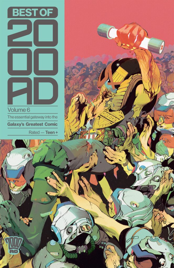The Best of 2000AD Volume 6  Webshop Cover by Anand Radhakrishnan