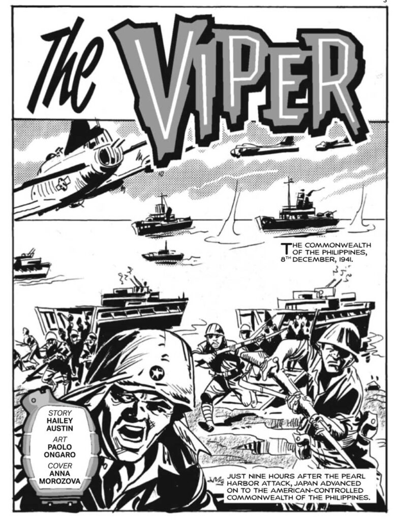 Commando 5727: Home of Heroes: The Viper Story: Hailey Austin | Art: Paolo Ongaro  - Sample Art