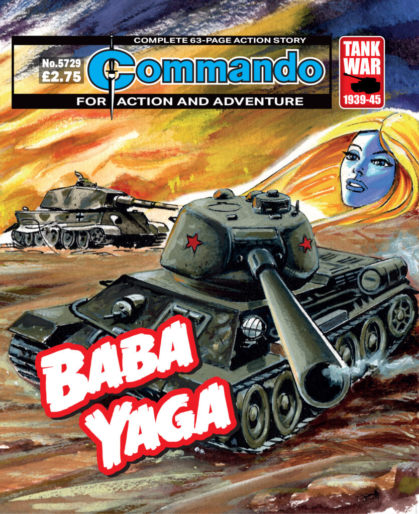 Commando 5729: Action and Adventure: Baba Yaga
Story: Kate Dewar | Art and Cover: Carlos Pino