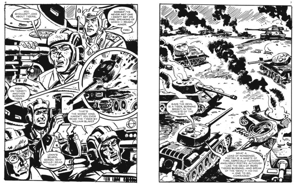 All-out action in Commando 5729, "Baba Yaga", written by Kate Dewar, art by Carlos Pino