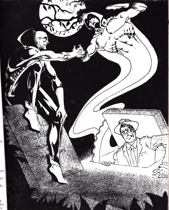 Heroes Unlimited #6 illustration by Paul Neary SNIP