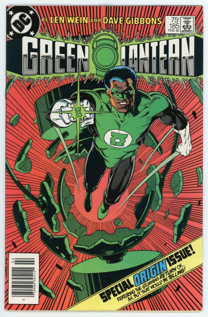 Green Lantern #185 - cover by Dave Gibbons