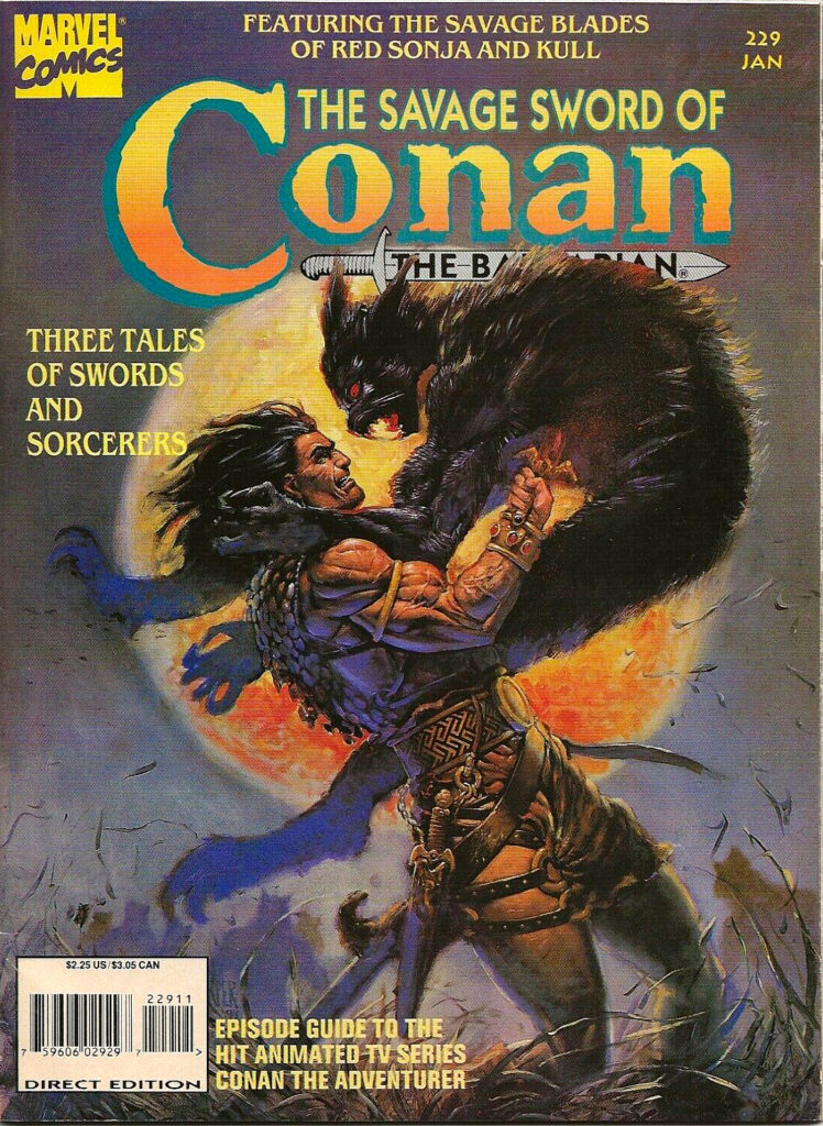 The Savage Sword of Conan #229, edited by Richard Ashford