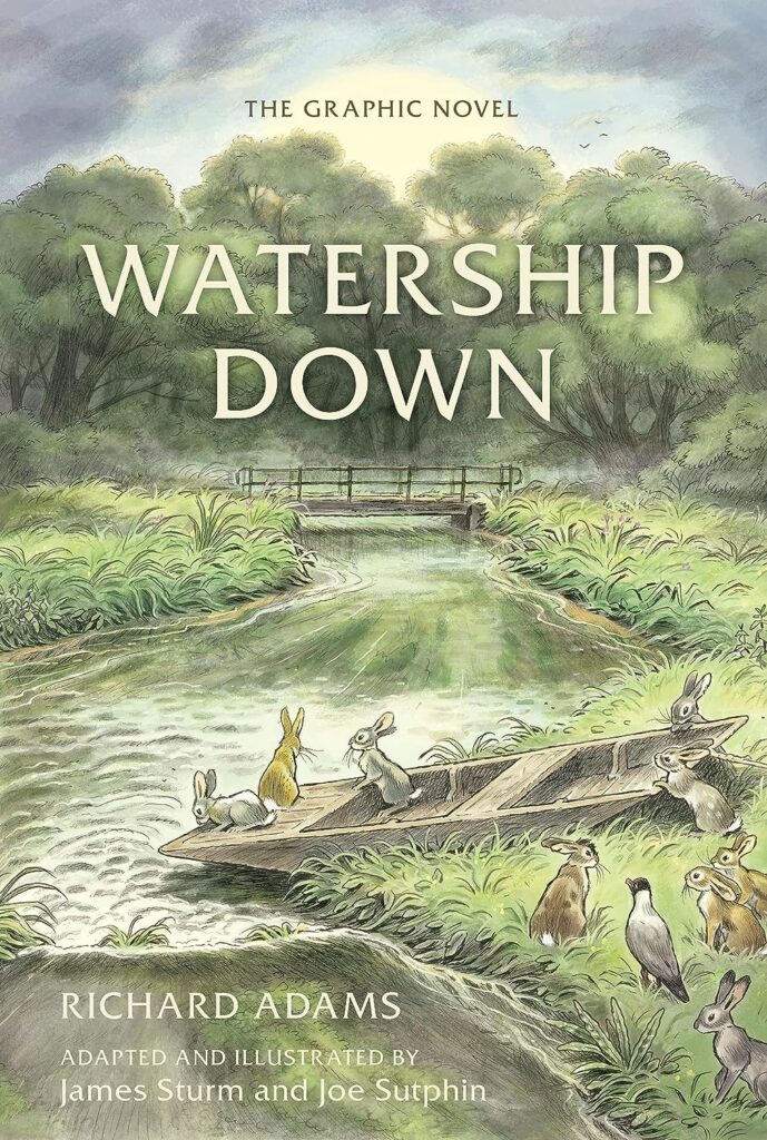 Watership Down Graphic Novel by James Sturm and Joe Sutphin (Puffin, 2023)