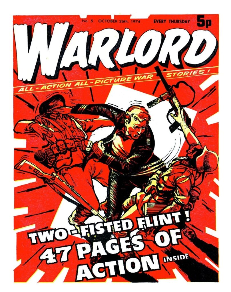 Warlord No. 5, cover dated 26th October 1974