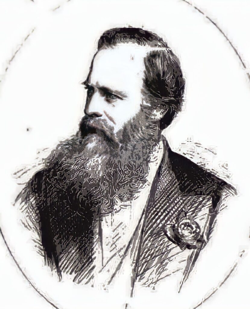 A portrait of James Henderson, publisher, via Wikipedia, from Ye Parish of Cam̃erwell: A Brief Account of the Parish of Camberwell: Its History and Antiquities, illustrated by William Harnett Blanch