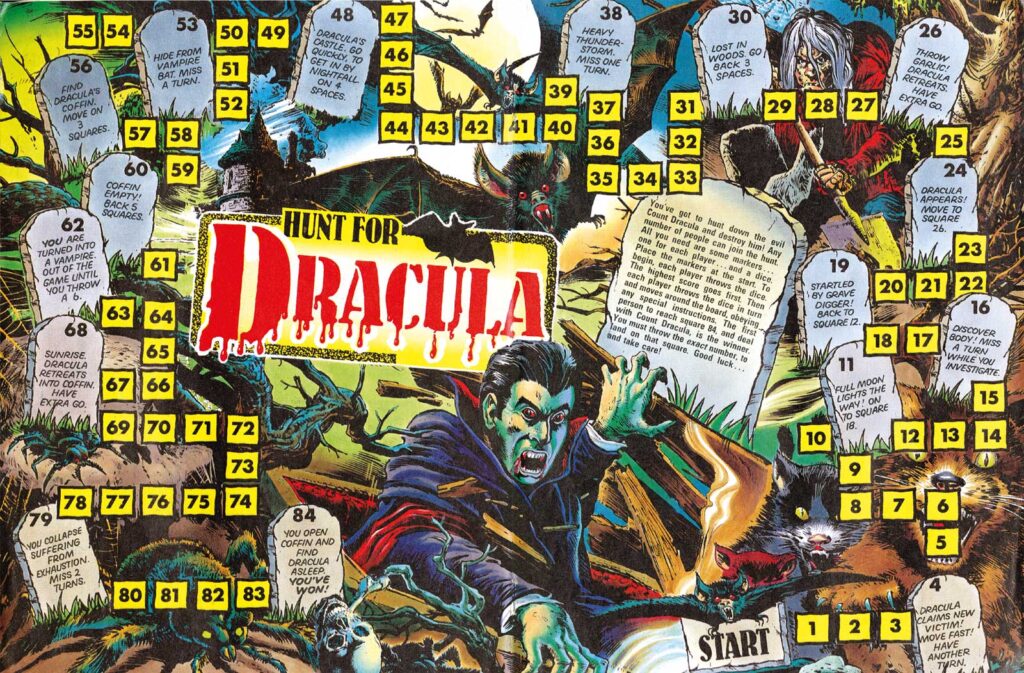 Scream - "Hunt for Dracula" game art