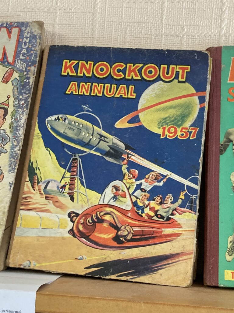 Knockout Annual 1957, on sale in First Age Comics, Lancaster, March 2024