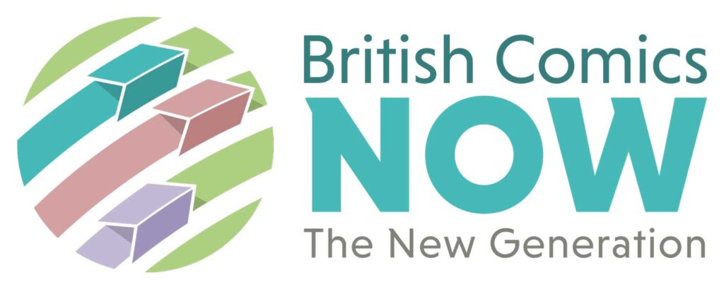 British Comics Now Logo - Landscape