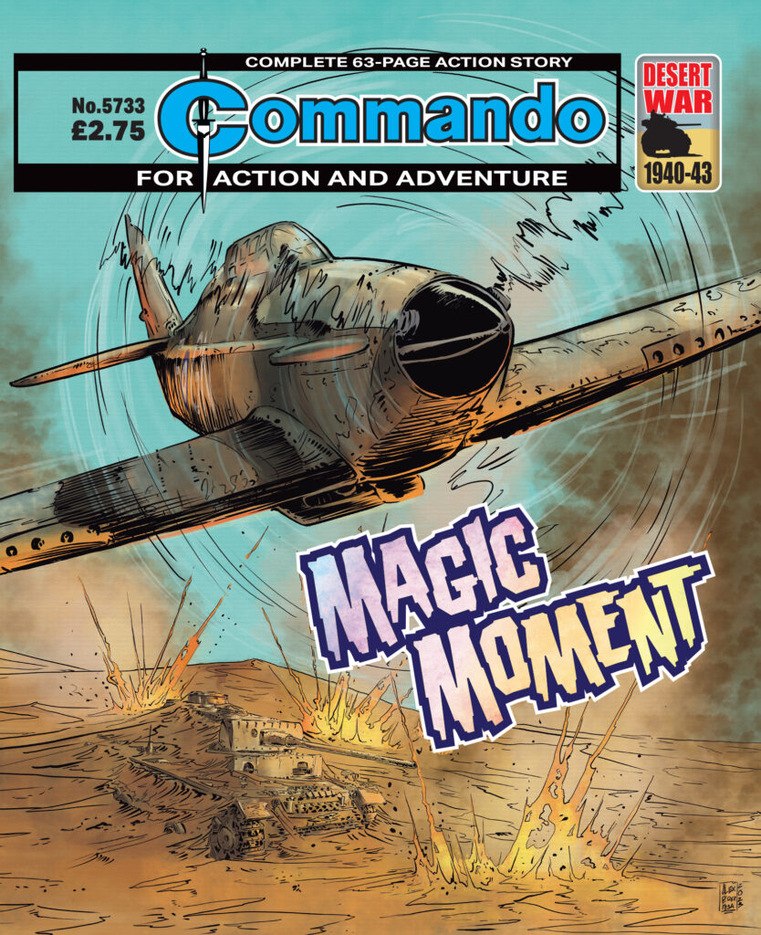 Commando 5733: Action and Adventure: Magic Moment
Story: Rossa McPhillips. Art: Juan Fernandez Cover: Alejandro Perez Mesa