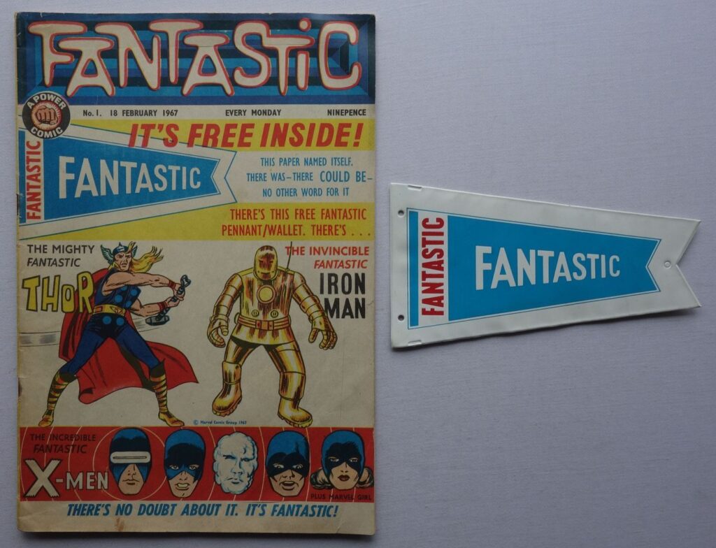 Fantastic No. 1, cover dated 18th February 1967 With Free Gift -  Pennant