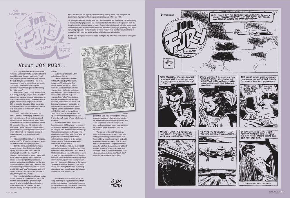 Genius, Isolated: The Life and Art of Alex Toth - Sample Page